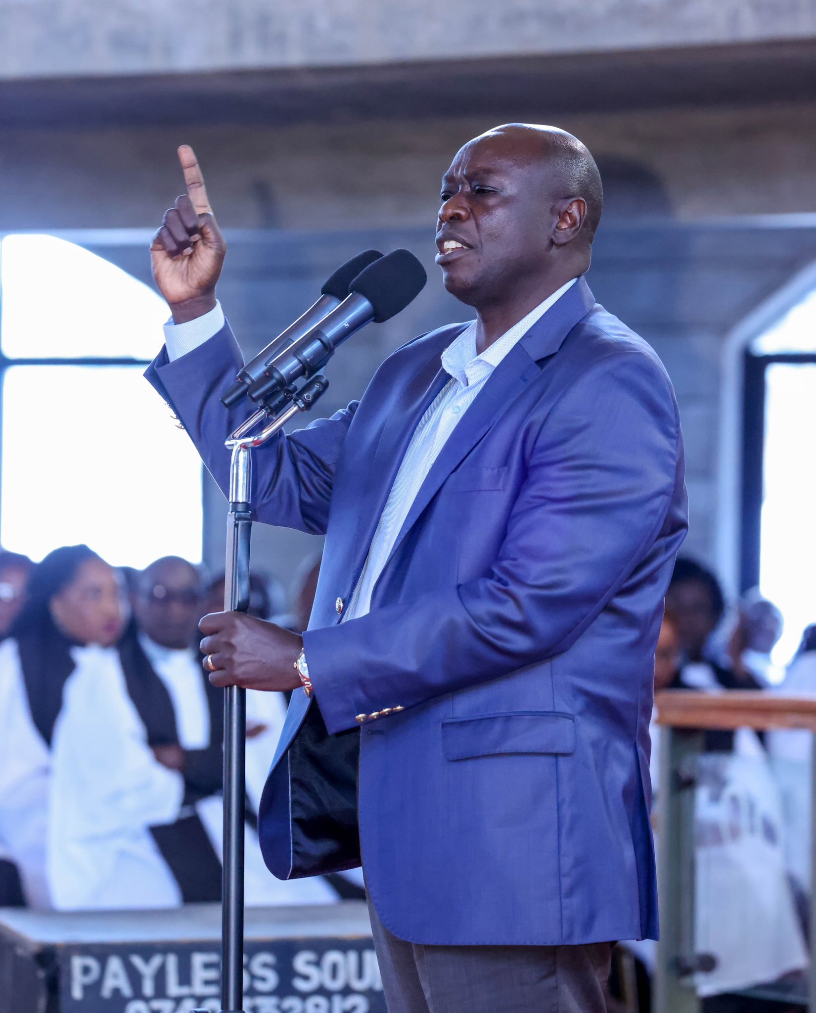 GACHAGUA DISMISSES POLICE STATION ARSON AS 'LIES' AMID RISING UNREST