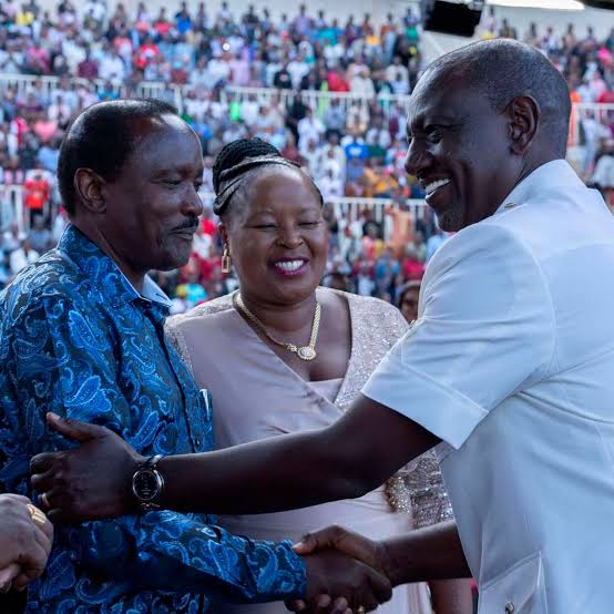 RUTO LOVE BOMBS UNYIELDING KALONZO