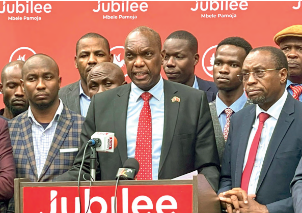 JUBILEE ENDORSES MATIANG'I AS PRESIDENTIAL CANDIDATE