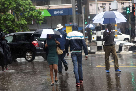 Relief As Dryspell Ends With Heavy Rains Pounding Nairobi And Its Environs