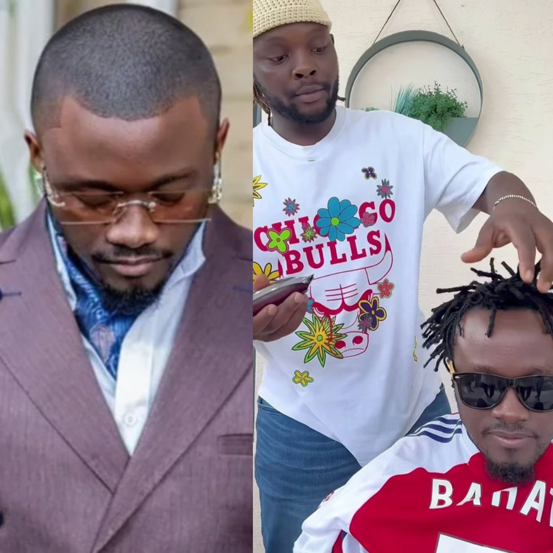 BAHATI SHAVES HIS 10 YEARS DREADLOCKS