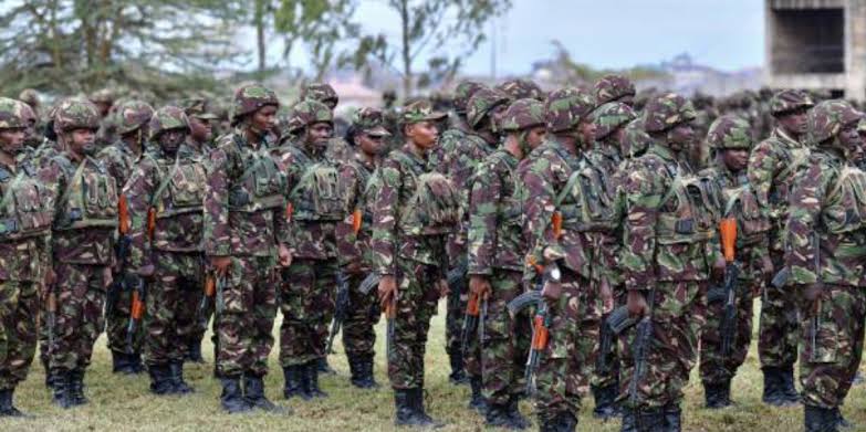 KDF OFFICERS TO START PAYING FOR FOOD FROM TUESDAY